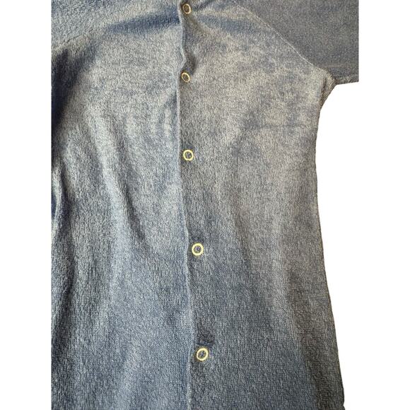 Vintage 0-3 Months Newborn Unisex Small Steps Baby Sleeper Terry Cloth Blue - Picture 3 of 8